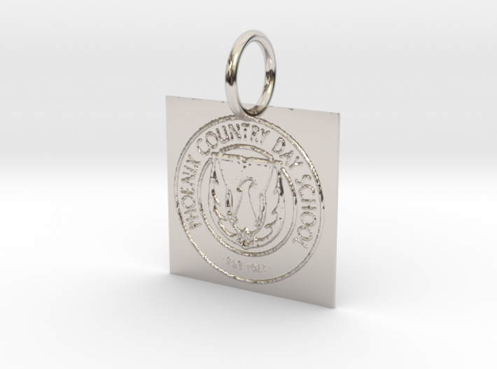 PCDS Pendant/Keychain 3d printed