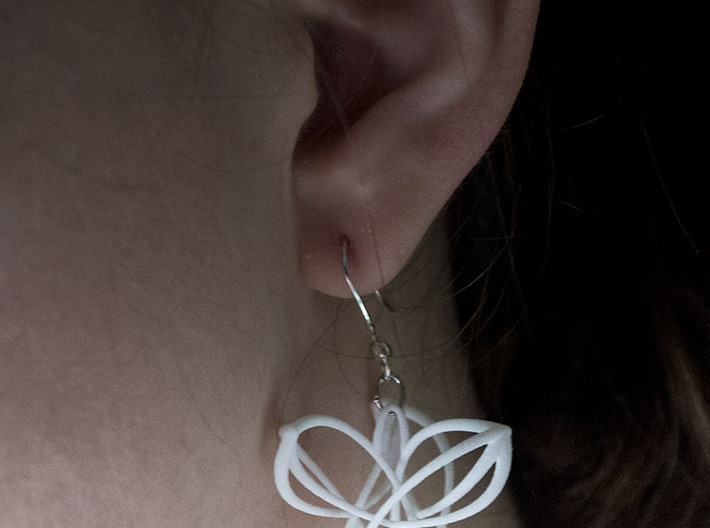 Triquetra Triskele Earring Pair 3d printed 