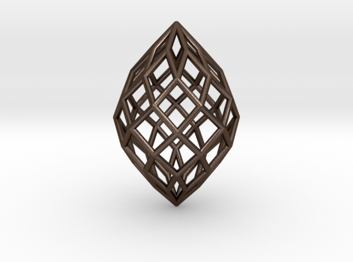 0496 Polar Zonohedron E [8] #001 3d printed
