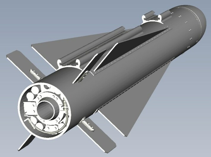 1/18 scale Hughes AGM-65 Maverick missile x 1 3d printed 