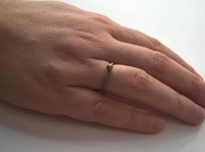 Pearl ring UNIK - size 52 3d printed 