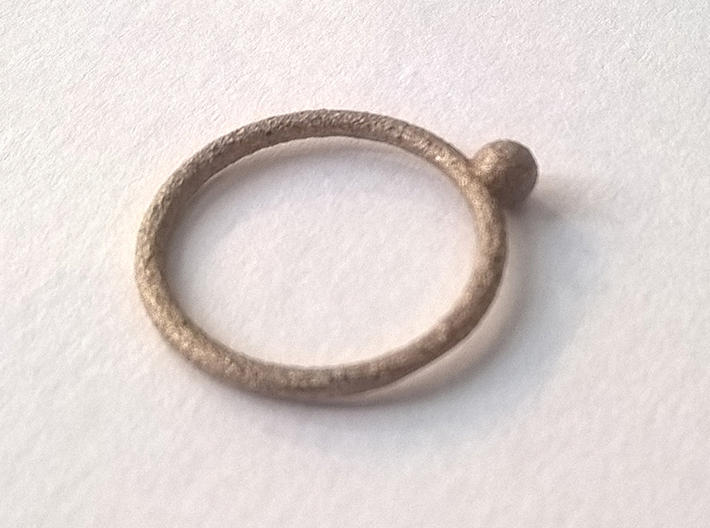 Pearl ring UNIK - size 52 3d printed 