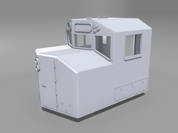 HO-Scale Canadian Comfort Cab v.3a (2016 Update) 3d printed