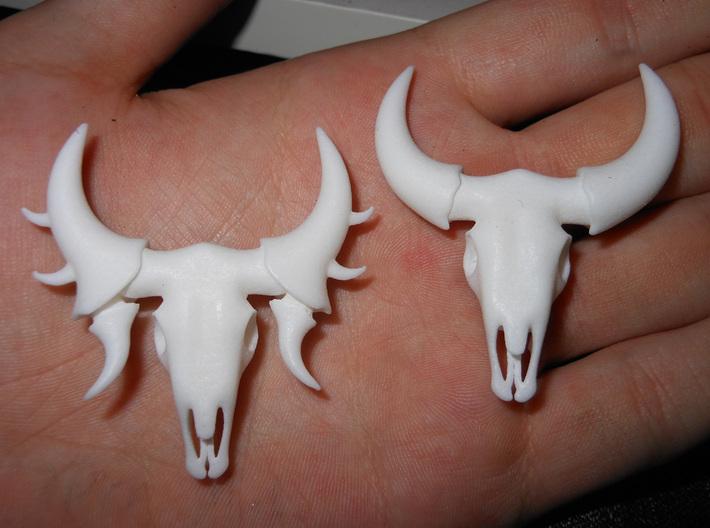 Cowskull X2 5cm 3d printed