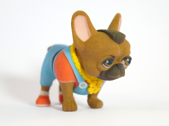 Mr. T Frenchie 3d printed