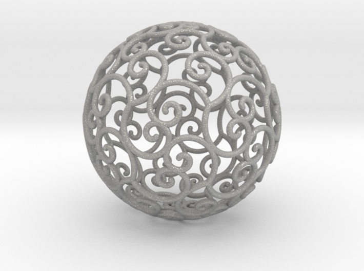 Triskel celtic sphere 3b ( 2,8+4 - 4 cm ) 3d printed