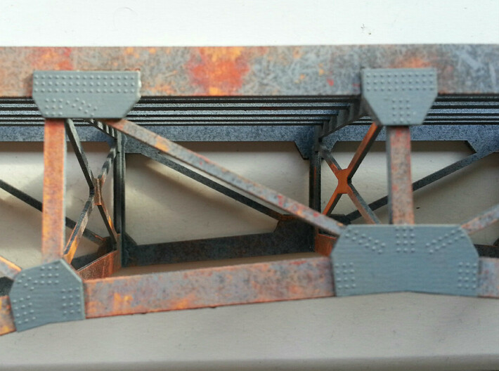 Nscalelaser.com Bridge Plates With Rivets 3d printed 