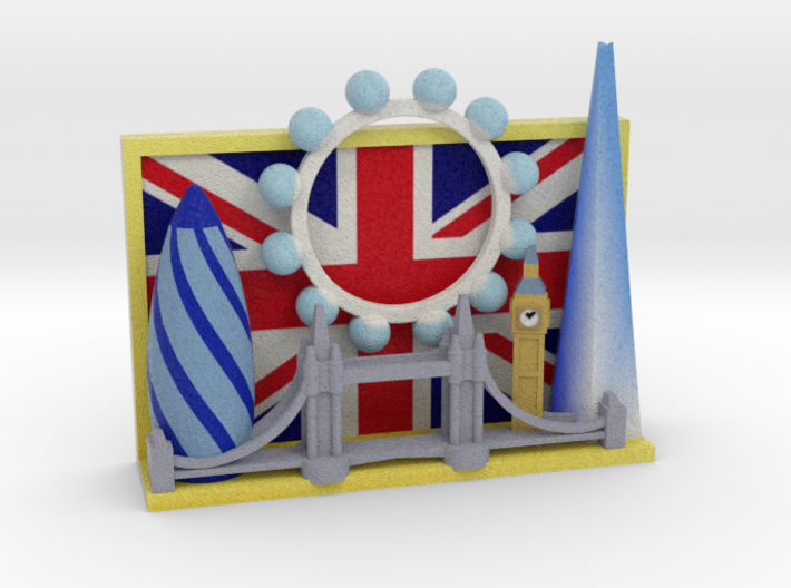 London Picture 3d printed 