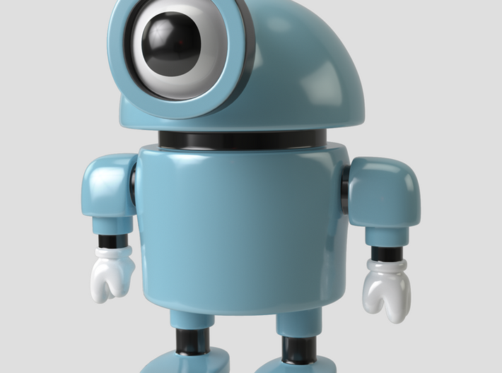 Cyclobot robot toy figure 3d printed