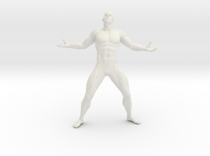 2016007-Strong man scale 1/10 3d printed 
