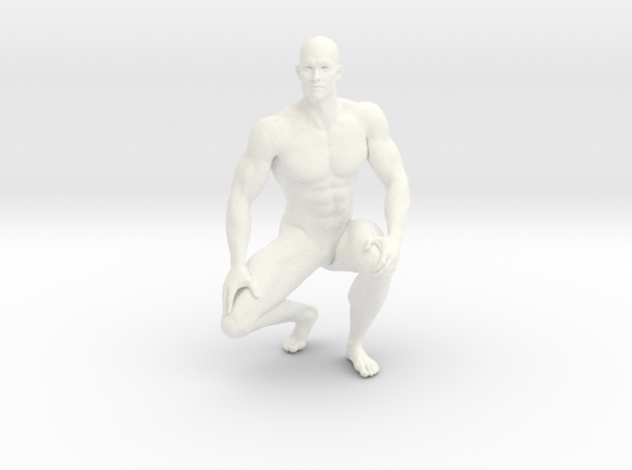 2016015-Strong man scale 1/10 3d printed 