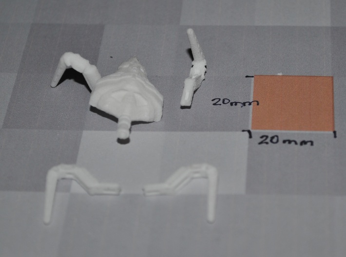 Crab Walker sprued 3d printed