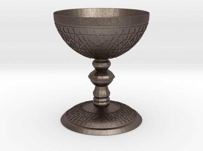 luxurious Cup with Islamic motifs in relief 3d printed