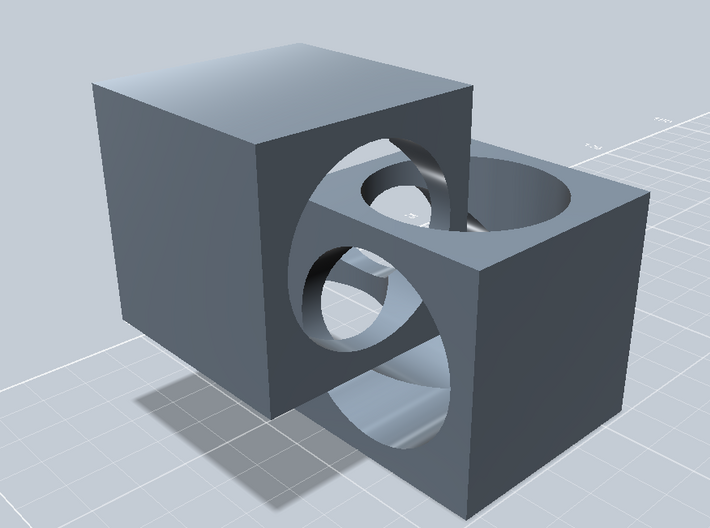 Interlocking Cubes 3d printed