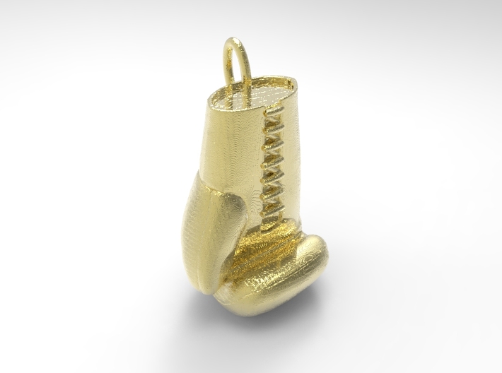 Boxing glove pendant 3d printed 