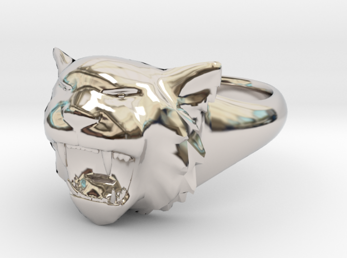 Awesome Tiger Ring Size12 3d printed
