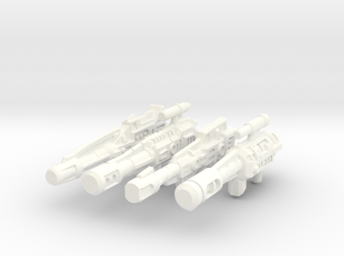 Combiner Wars Stunticon Deluxe Weapons 3d printed