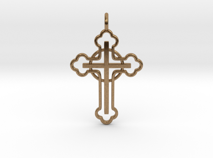 The Ringed Cross 3d printed