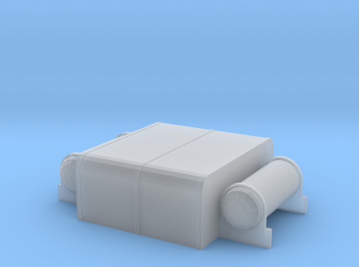 HO-scale Whitcomb 65 Ton Fuel/Air Tanks 3d printed