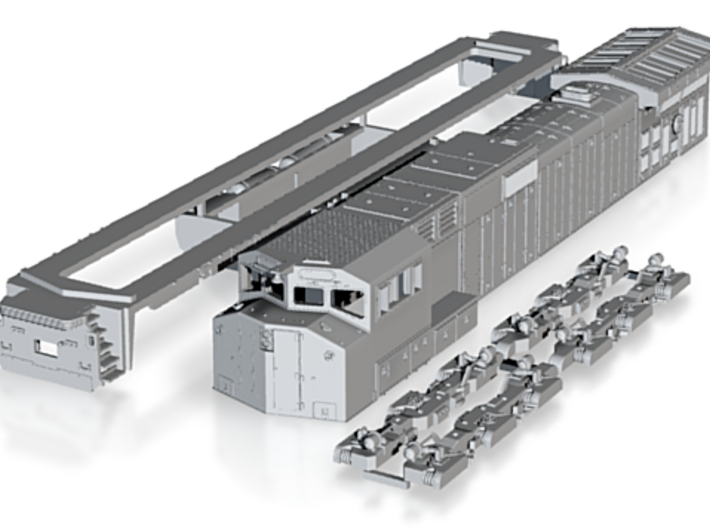 N Scale C44-9wl 3d printed