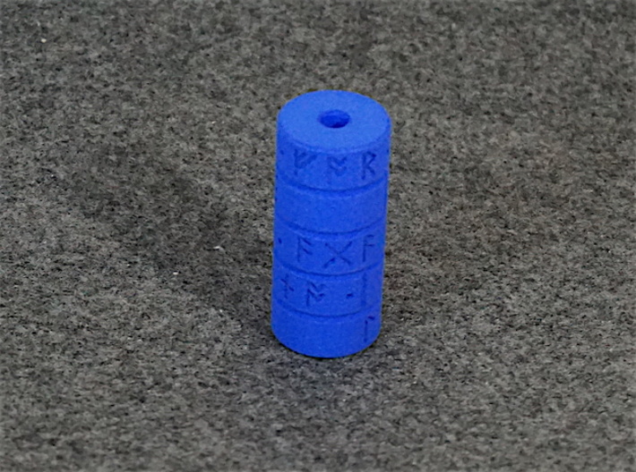 Runic Pull Cord Weight 3d printed 