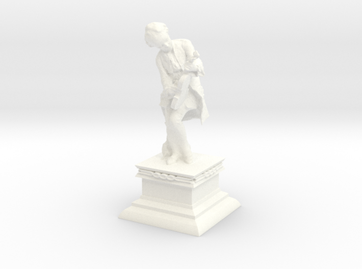 Mozart with Violin Mini Statue 3d printed