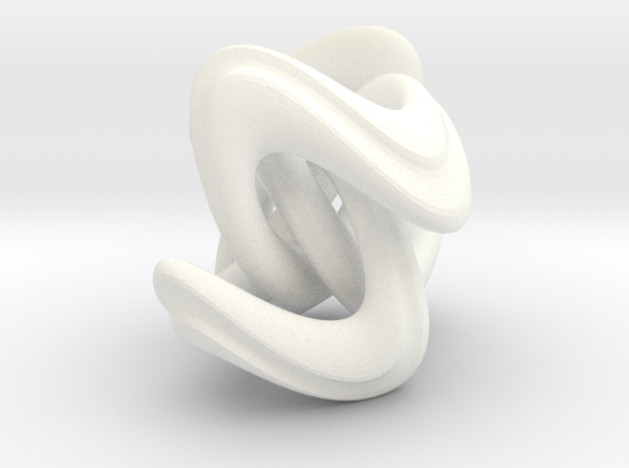 Quadratic Bead (2.5 cm) 3d printed