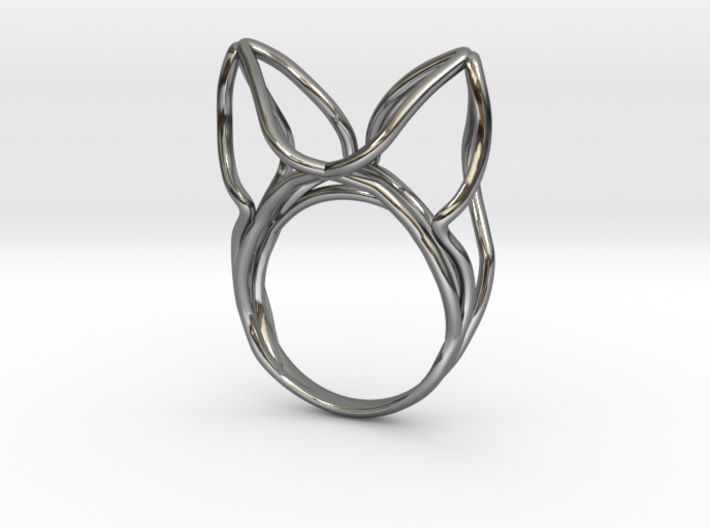 The Ears Ring / size 6US (16.5mm) 3d printed