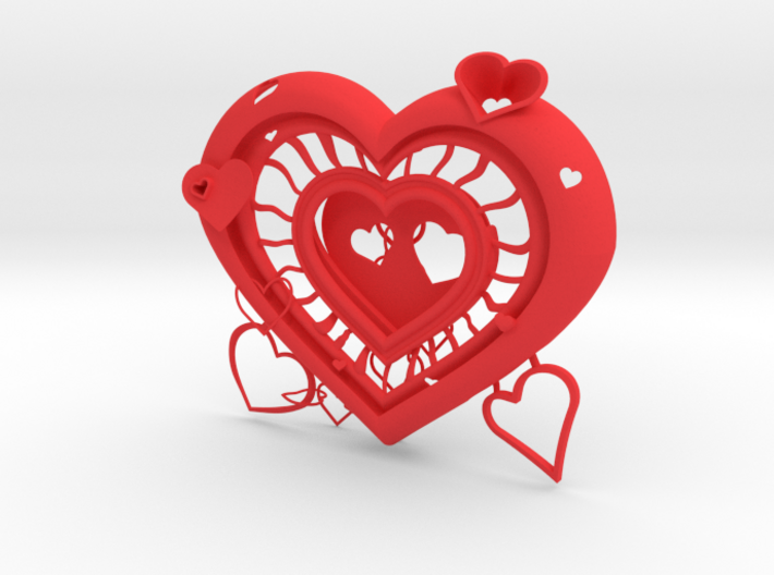 Heart Frame 3d printed 