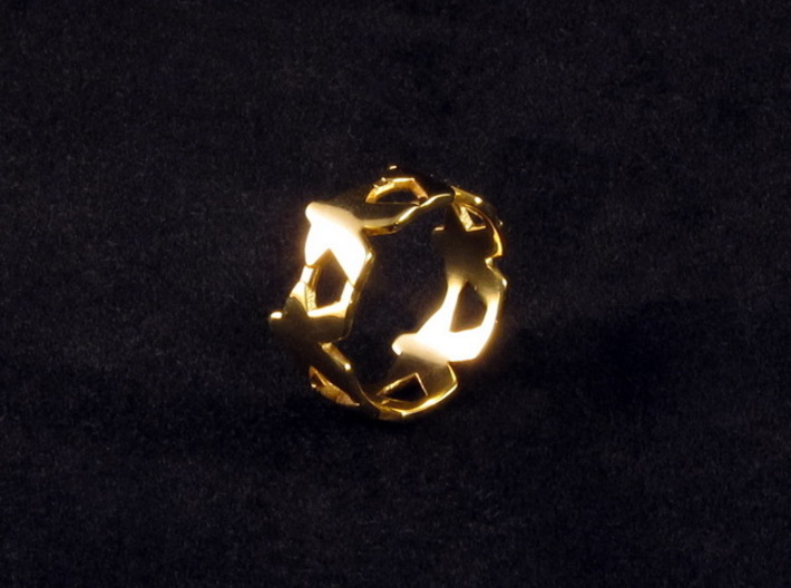 Meeple ring, several sizes 3d printed 