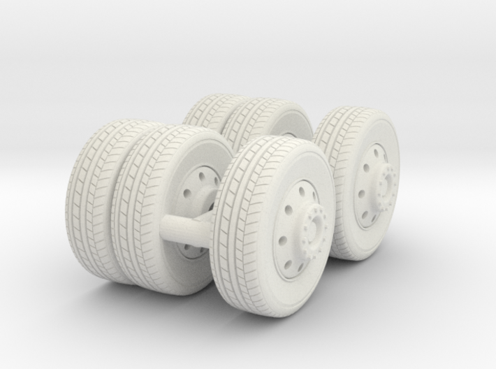 1/64 FDNY seagrave communication truck wheels 3d printed