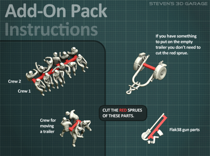 Trailers & Crew : Add-on (2 pack) 3d printed 