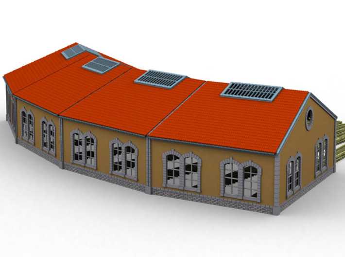 NRot10 - Railway roundhouse 3d printed 