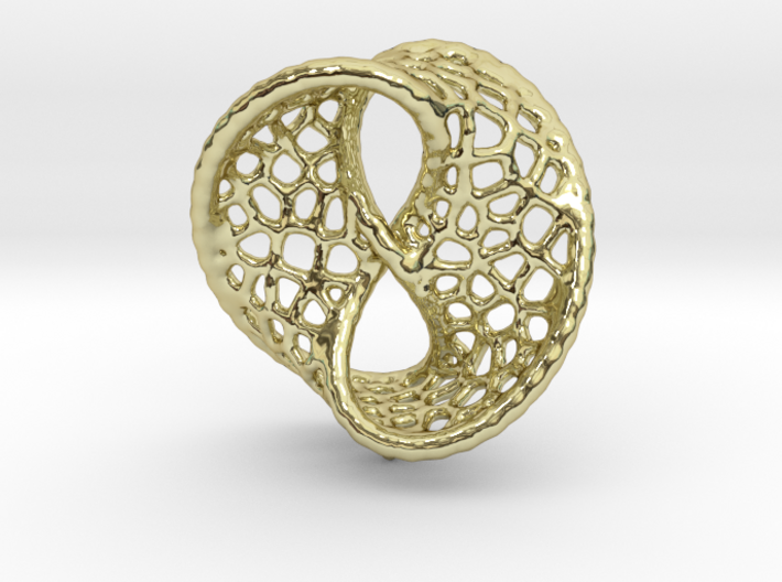 Infinity Pendant (Earrings) 3d printed