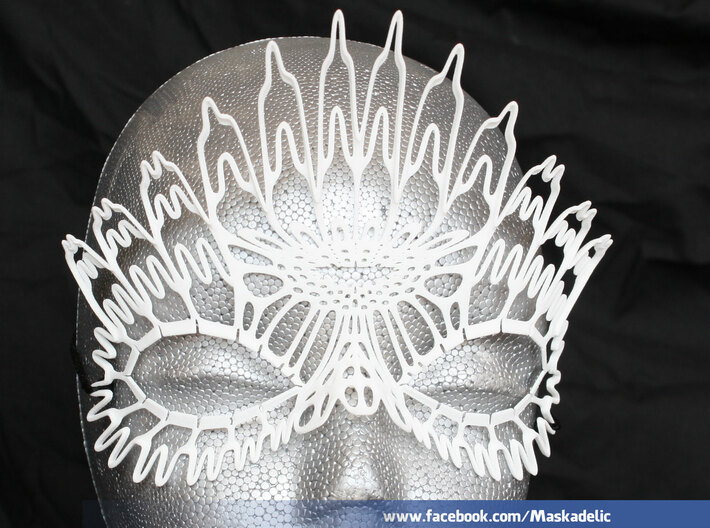 Party Mask 'Ancient Mantra' 3d printed Ancient Mantra