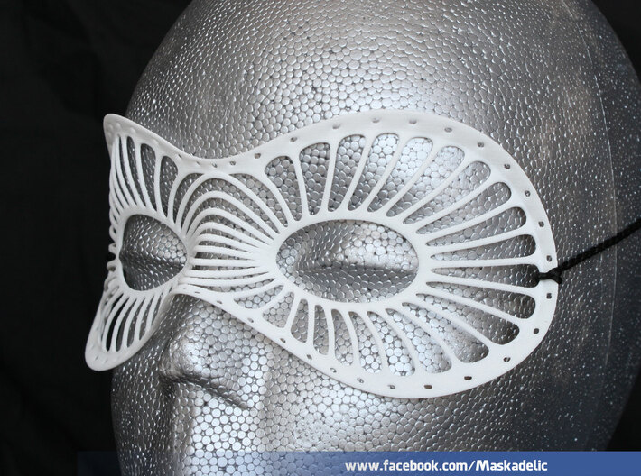 Party Mask 'Radiance' 3d printed Raydiance