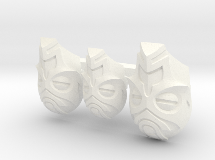 FOD-03-Fantasy Masks Pack for 6'' and 7'' Figures 3d printed