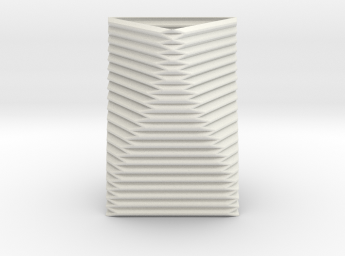 Curved Structure Short Column - Rigid Accordion 3d printed