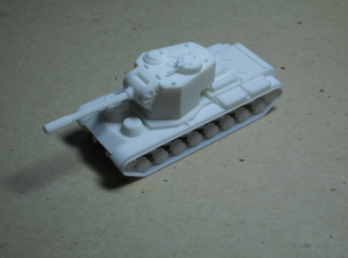 1/100 KVS 3d printed The initially deployed model was the KVS-180, meant for taking out Usztavian super-heavy tanks in relatively close quarters.