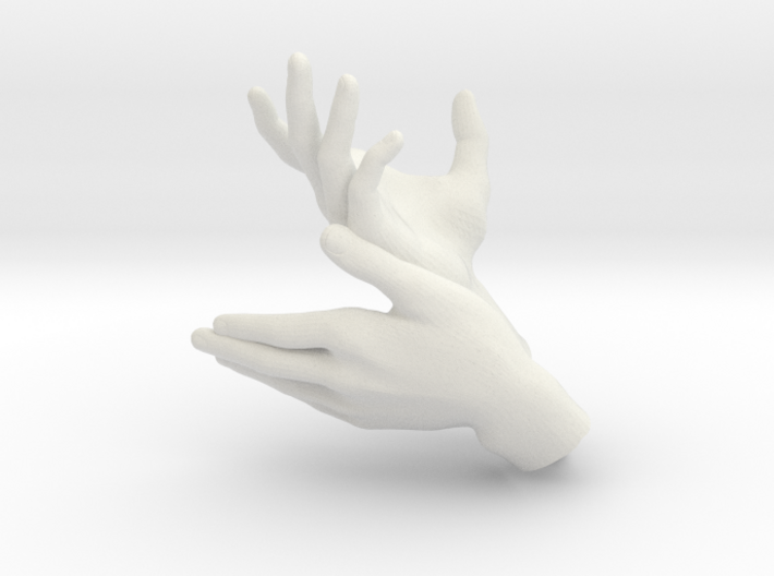 Deer - Hand Shadows 3d printed