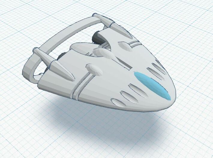 Slipstream BR-1 Heavy 3d printed XIA Tier 3 Ship REGULATION XIA SPEC 