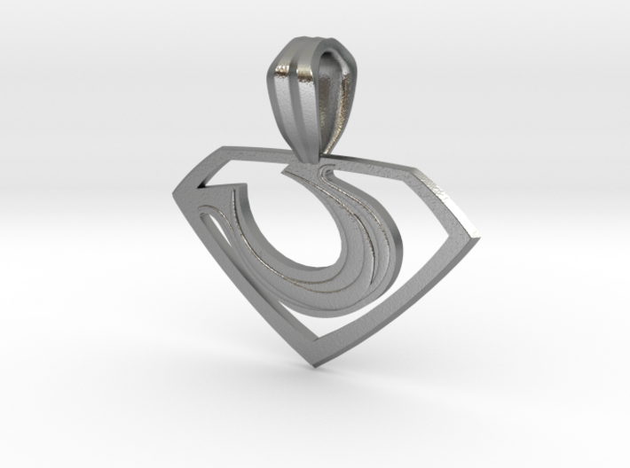 Zod Pendant - Small 3d printed