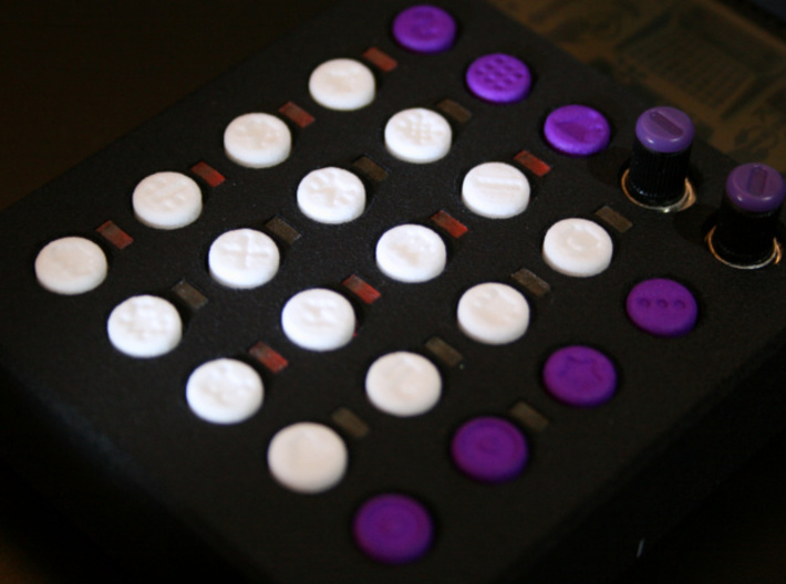 PO-20 button set 3d printed 