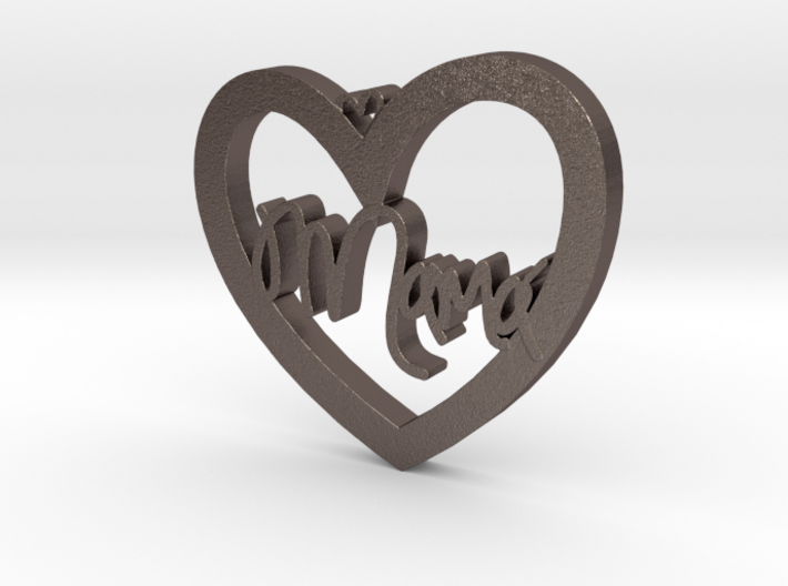Mama heart 3d printed