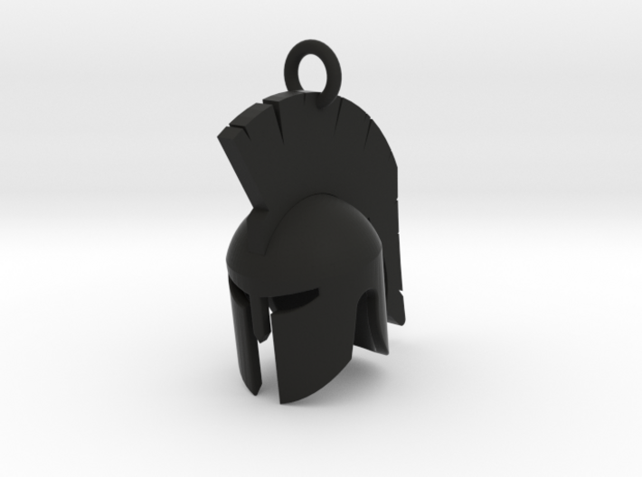 Spartan helmet keychain/pendant 3d printed
