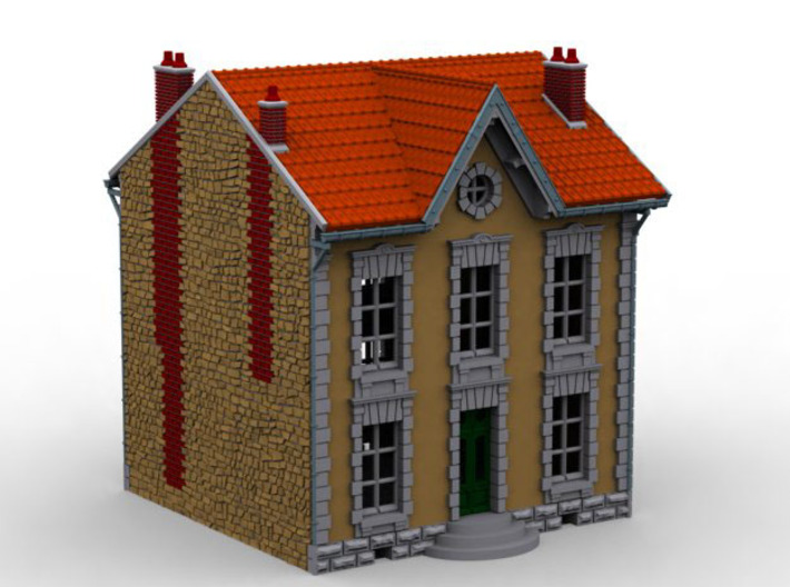 NVPP02b - Suburban house 3d printed