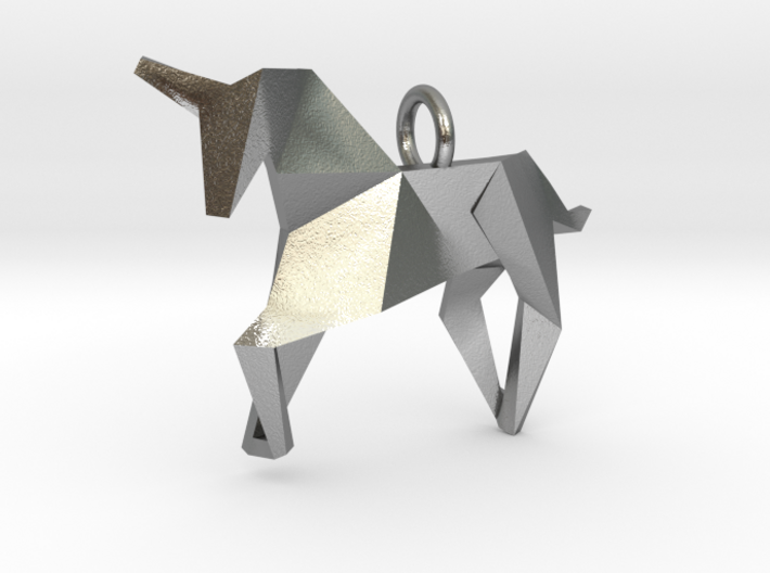 Origami Unicorn 3d printed