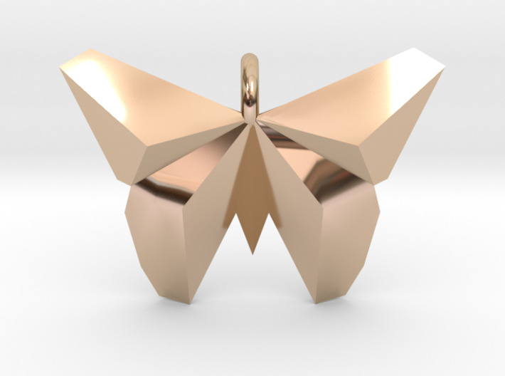 Origami Butterfly 3d printed