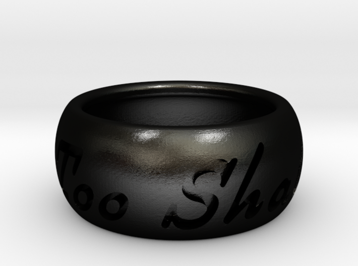 This Too Shall Pass ring size 6.5 3d printed