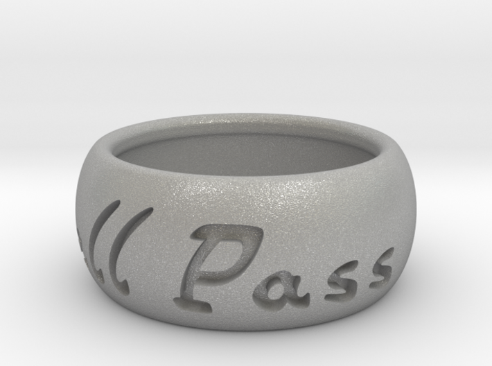 This Too Shall Pass ring size 7 3d printed